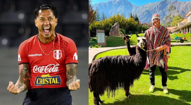 Lapadula disfruta de sus vacaciones en Perú.
