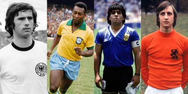 Las máximas estrellas de las mejores selecciones en la historia de los Mundiales de Fútbol
