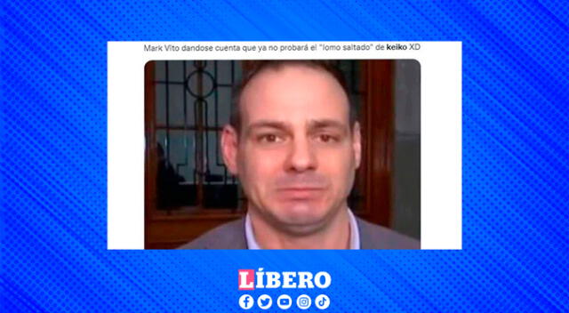 Usuarios recordaron la vez que Mark Vito se 'quebró' cuando Keiko estuvo en prisión.