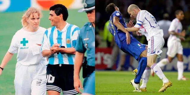 Doping positivo de Maradona - Cabezazo de Zidane