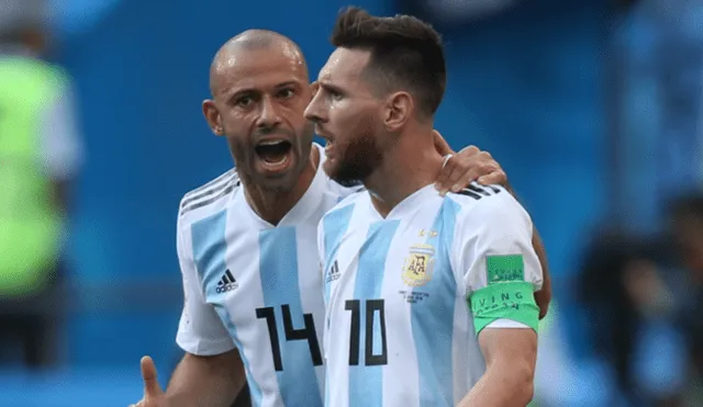 Lionel Messi y Javier Mascherano compartieron en la Selección de Argentina Lionel Messi y Javier Mascherano compartieron en la Selección de Argentina