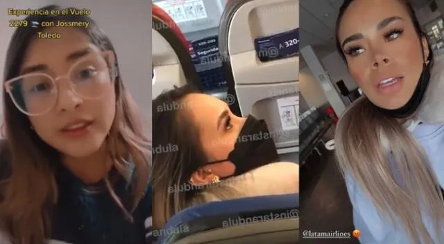 Pasajera de vuelo desmiente a Josmery Toledo: