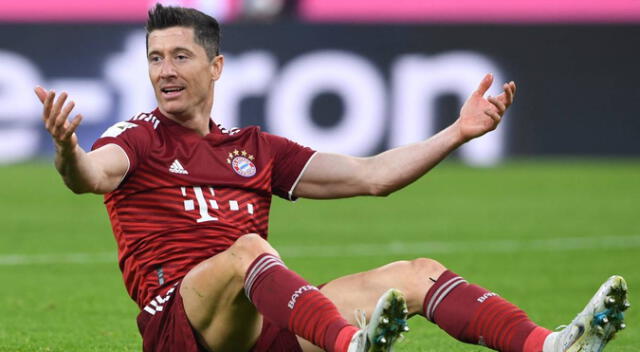 Robert Lewandowski tiene contrato con Bayern Múnich hasta junio del 2023.