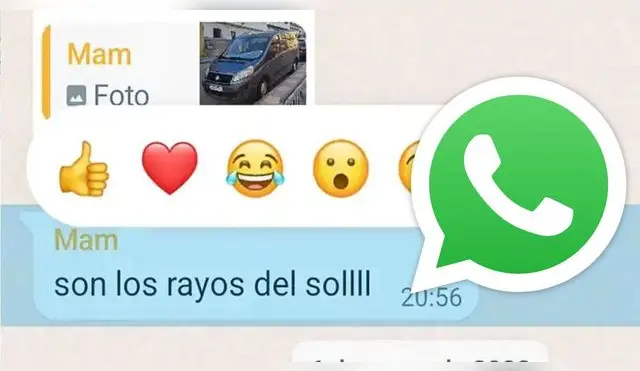 WhatsApp y los nuevos emojis que agregó para reaccionar a los mensajes