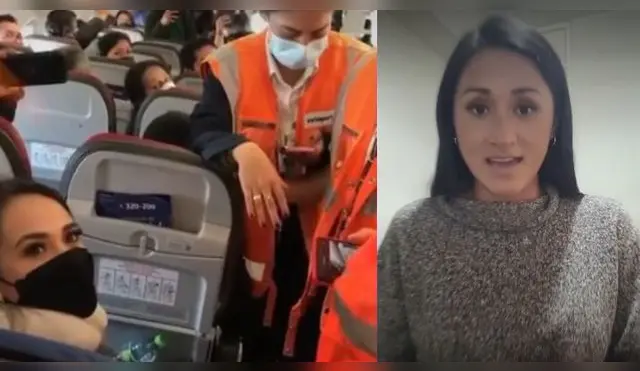 ¿Indirecta para Jossmery Toledo? Baella enseña cómo viajar cerca a una salida de emergencia