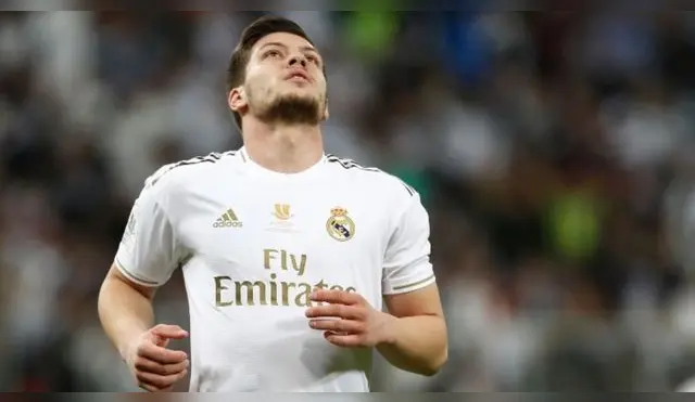 Luka Jovic tiene contrato con Real Madrid hasta junio del 2025.