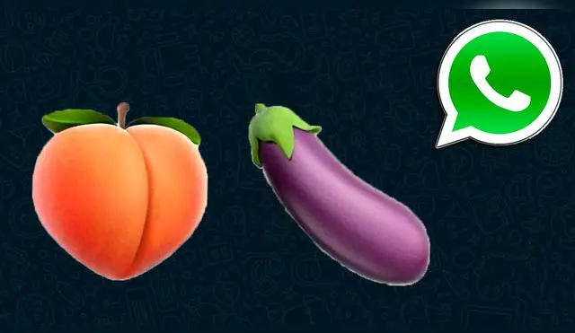 WhatsApp: ¿Qué significa el emoji de la berenjena y el durazno y cómo esponder si te lo envía tu pareja?