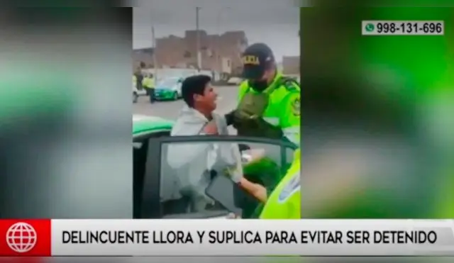 ¡No me quiero ir preso! señaló el joven que tiene 4 denuncias a su corta edad.