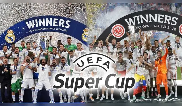 Real Madrid y Eintracht Frankfurt juegan la Supercopa de Europa