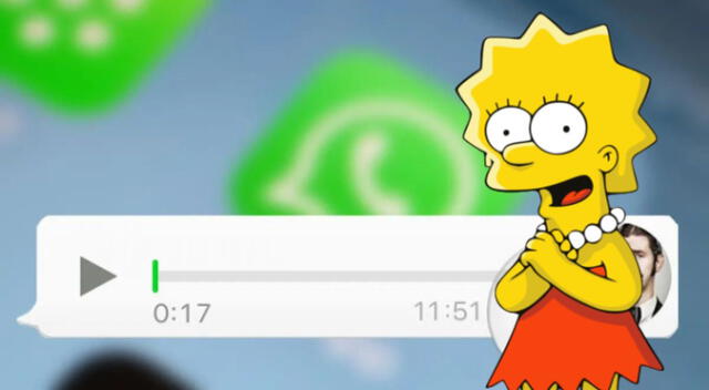 WhatsApp: GUÍA para enviar audios con la voz de Lisa Simpson