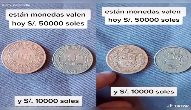 TikTok viral: peruano enseña sus monedas de colección y afirma que le han ofrecido 50 mil soles por una de ellas