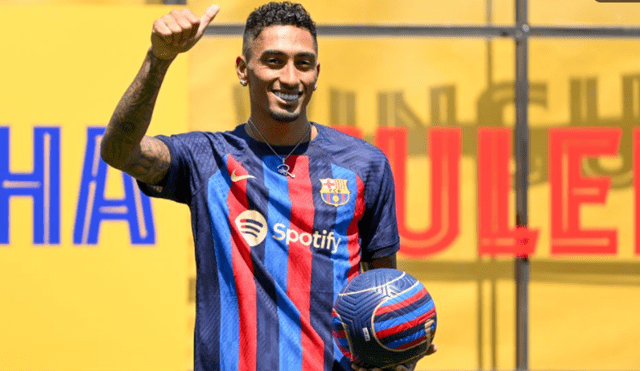 Raphinha vestirá camiseta blaugrana hasta 2027.