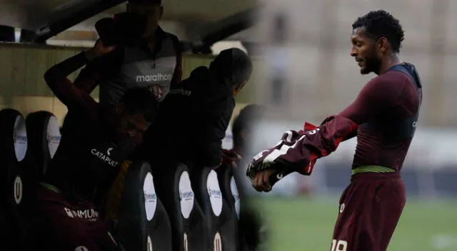 Alberto Quintero salió molesto y tiró la camiseta de Universitario de Deportes