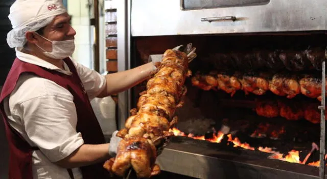 Día del pollo a la brasa en Perú.
