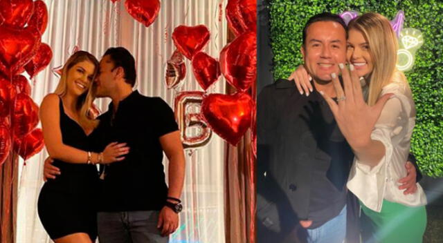 Richard Acuña le propuso matrimonio a Brunella Horna tras casi 5 años de relación