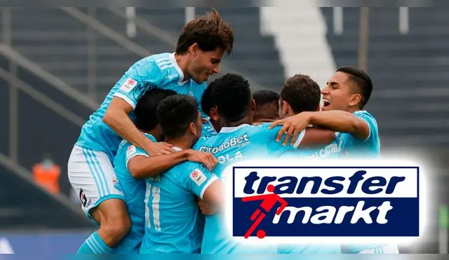 Sporting Cristal tiene un título en Transfermarkt pese al subcampeonato