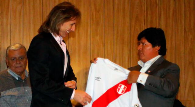 Ricardo Gareca recibió el apoyo de Edwin Oviedo
