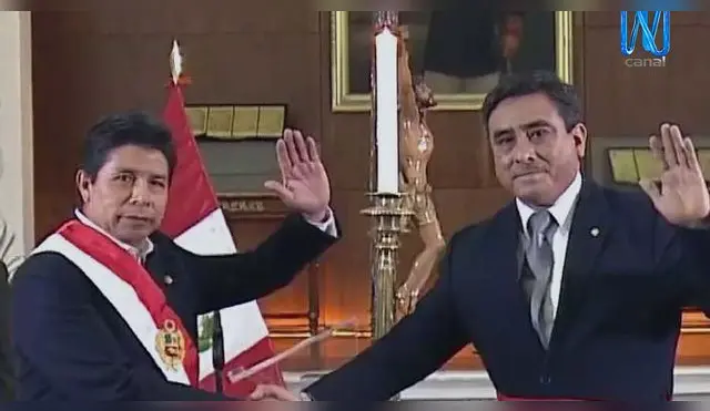 Pedro Castillo juramentó al nuevo Ministro del Interior Willy Arturo Huerta Olivas