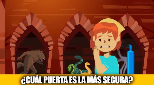 Acertijo visual: Halla la puerta menos peligrosa en menos de 8 segundos Acertijo visual: Halla la puerta menos peligrosa en menos de 8 segundos