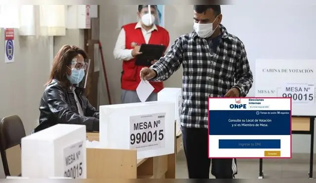 ONPE: consulta aquí dónde votar y cómo ubicar tu local de votación 2022