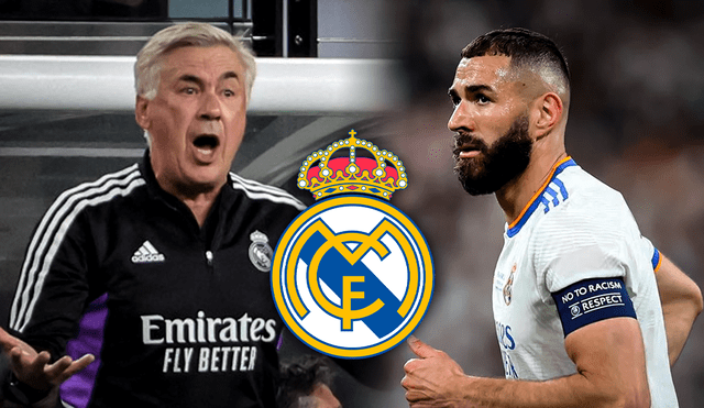 Ancelotti extrañó a Benzema en el clásico español: