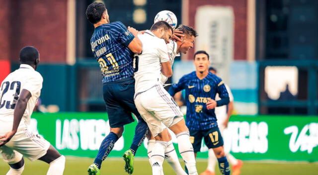 Real Madrid empató 2-2 con América en partido amistoso