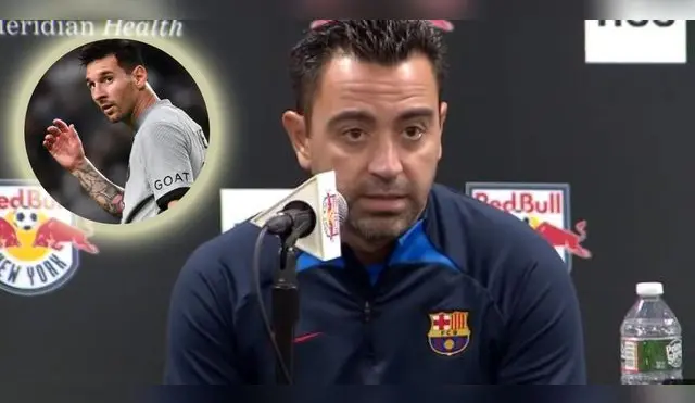 Xavi volvió a referirse a Lionel Messi