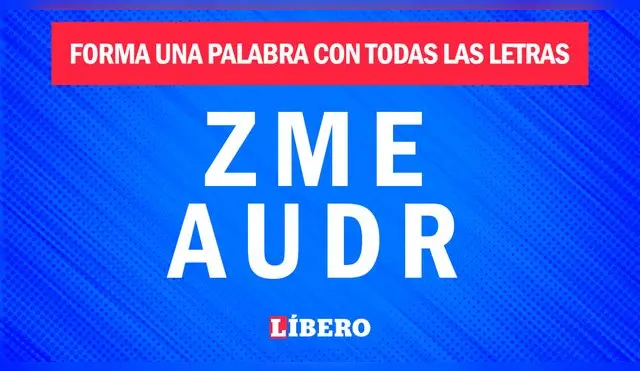 ¿Qué palabra es? Piensa bien en tu respuesta y canta victoria en tiempo récord.