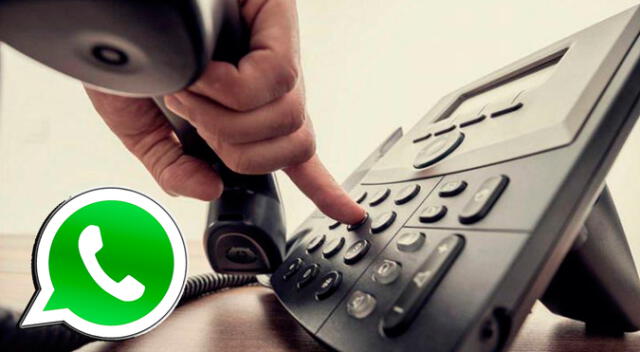 De esta forma podrás usar WhatsApp desde un teléfono fijo