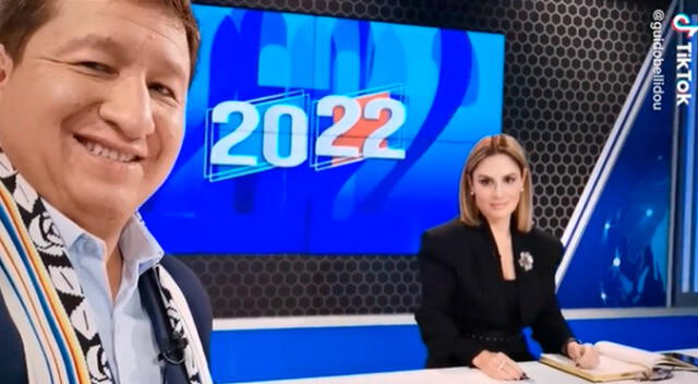 Mávila Huertas no esperaba que Guido Bellido empezara a grabar un TikTok