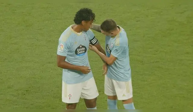 Renato Tapia hace historia al llevar la cinta de capitán del Celta de Vigo