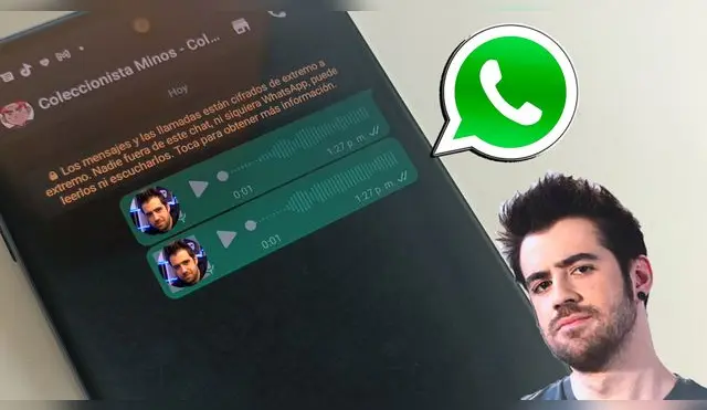 WhatsApp: conoce el nuevo truco que te permite enviar audios con la voz de Auronplay