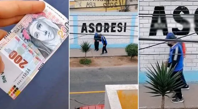 Un joven realizó una particular broma con billetes falsos