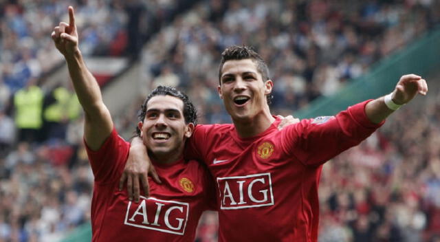 Carlos Tevez llegó al Manchester United para la temporada 2007-08.