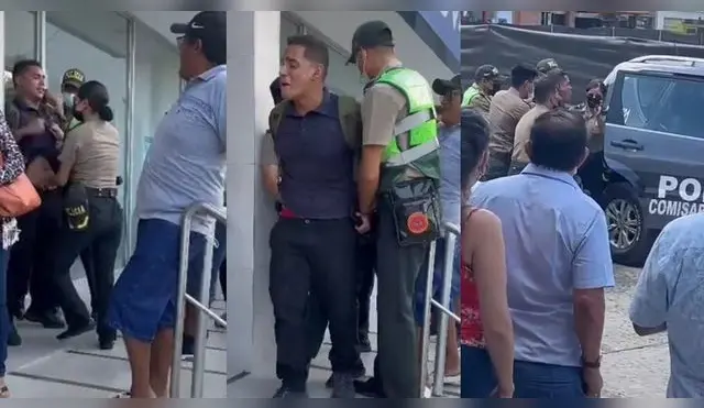 Sujete agrede a efectivo policial y desata indignación entre la población.