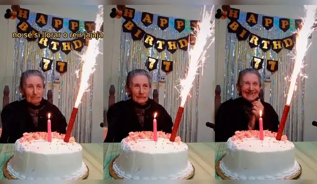TikTok: Abuelita pide deseo de cumpleaños y hace llorar a familia con inesperada petición: