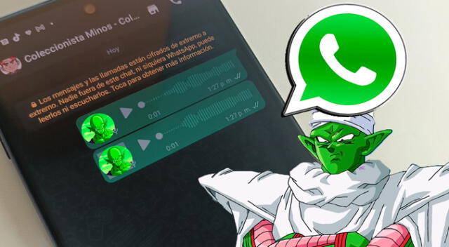 WhatsApp: truco para enviar audios con la voz de Piccolo emociona a fans de Dragon Ball Super