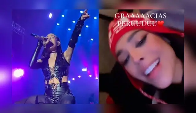 La cantante mexicana mostró en su Instagram el chullo peruana que le regalaron.