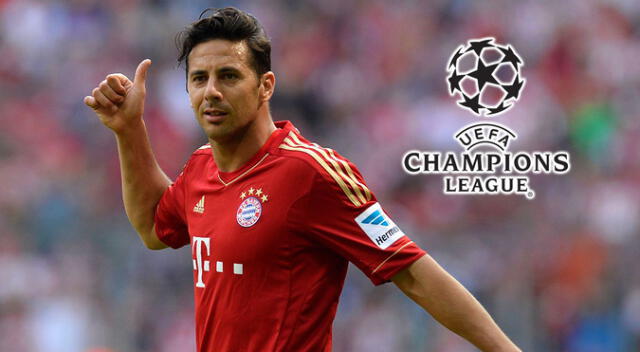 la UEFA Champions League destacó a lo grande a Claudio Pizarro