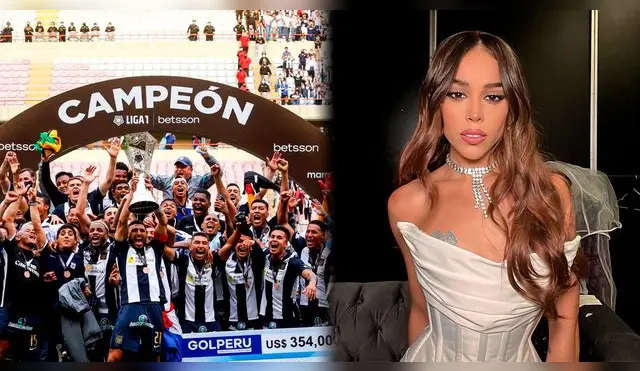 La artista mexicana se declaró hincha de Alianza Lima.