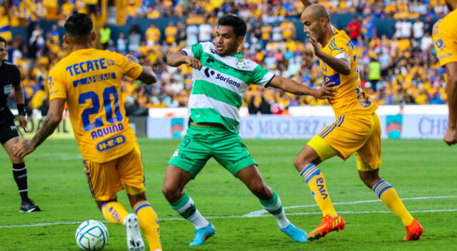 Tigres venció 2-0 a Santos