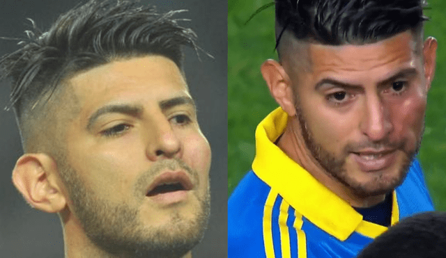 Así quedó el rostro de Carlos Zambrano luego del partido de Boca Juniors frente Racing