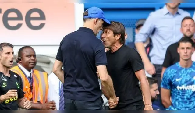 Tuchel y Conte protagonizaron una acalorada discusión en la Premier League