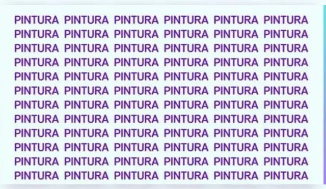 El 98% falló en este reto visual: encuentra la palabra 'TINTURA' en 5 segundos