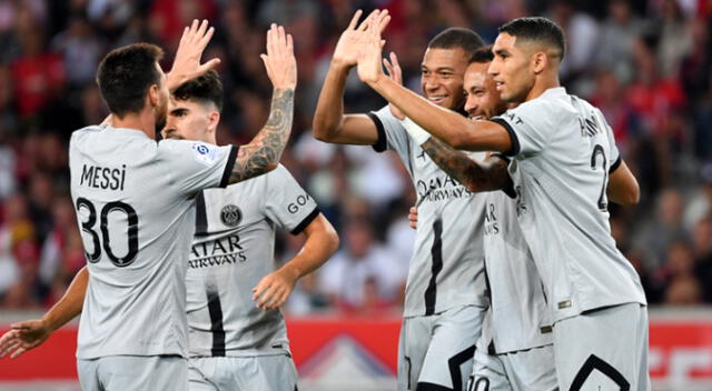 PSG visitó a Lille en el Estadio Pierre-Mauroy.