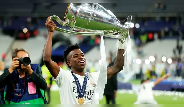 Vinicius Junior ganó la UEFA Champions League con el Real Madrid la temporada 2021-22