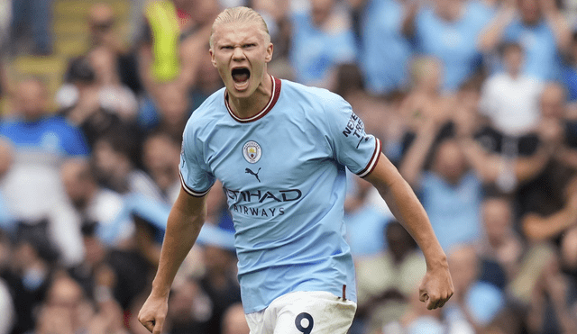 Erling Haaland anotó triplete en el Manchester City vs. Crystal Palace