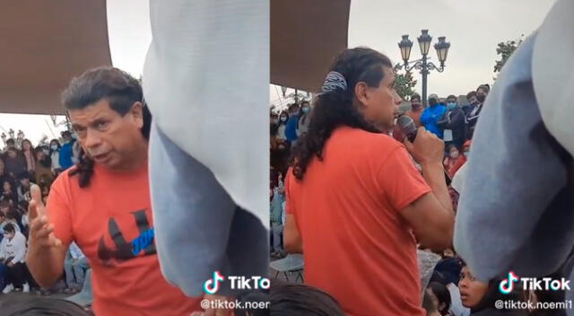 Cómico 'Mono Pabel' insulta a joven para que le pague por su show: