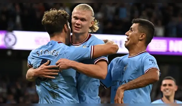 Erling Haaland anotó otro triplete de goles en triunfo del Manchester City contra el Nottingham Forest