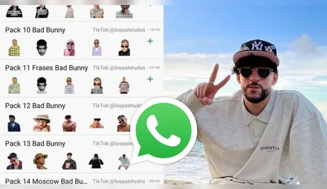 WhatsApp: Aprende a descargar los stickers de Bad Bunny para las WhatsApp: Aprende a descargar los stickers de Bad Bunny para las